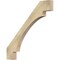 Ekena Millwork 4"W x 44"D x 44"H Merced Rough Sawn Knee Brace, Douglas Fir BRC04X44X44MRC00RDF - alternate 1